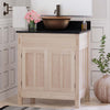 30" Mission Unfinished Red Oak Vanity for  Vessel Sink - 34" Height