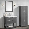 30" Tendoy Vanity Cabinet for Rectangular Undermount Sink - Twilight Gray