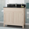 36" Mission Unfinished Red Oak Vanity for Undermount Sink - 34" Height