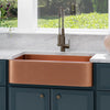 36" Wheaton Copper Hammered Apron Single-Bowl Farmhouse Sink