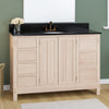 48" Mission 7 Drawer Unfinished Red Oak Vanity for Undermount Sink - 34" Height