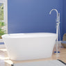 55" Pampas Resin Freestanding Tub