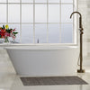 58" Reidlin Resin Freestanding Tub