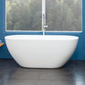 59" Montar Acrylic Oval Freestanding Tub with Insulation