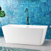 59" Platora Resin Freestanding Tub