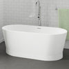 59" Sutherlin Resin Freestanding Tub