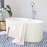 62" Degrasse Acrylic Oval Freestanding Tub With Insulation
