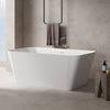 67" Extra Wide Bazel Resin Freestanding Tub