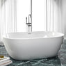 71" Extra Wide Foster Acrylic Freestanding Tub With Insulation