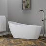 71" Extra Wide Radnor Acrylic Slipper Freestanding Tub With Insulation