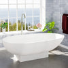 71" Madrid Resin Freestanding Tub