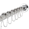 72" Crosby Adjustable Shower Rod with Rings