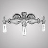 Antique-Style Diverter Tub Wall-Mount Faucet