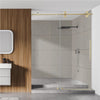 Cosette 60" W x 78" H Single Sliding Frameless Shower Door with Clear Glass