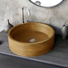 Krupp Round Cast Concrete Vessel Sink - Vintage Brown