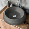 Suplee Round Cast Concrete Vessel Sink - Dusk Grey