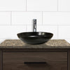 Tabiona Vitreous China Decorated Vessel Sink - Matte Black