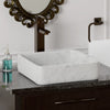 Toro Smooth Honed Moon White Marble Vessel Sink