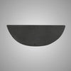 Umper Round Cast Concrete Vessel Sink - Black