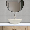 Umper Round Cast Concrete Vessel Sink - Cream