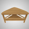 Varcova Teak Corner Shower Stool