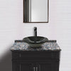 Vernina Polished Marble Vessel Sink - Black