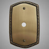 1 Coaxial Cable Wall Plate - Beaded Design