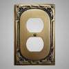 1 Gang Duplex Outlet Wall Switch Plate - Victorian Design