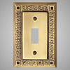 1 Gang Toggle Light Switch Plate - Greek Design