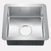 Picture of 15" Cleft Stainless Steel Square Single-Bowl Bar Sink