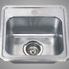 15" Swanzey Stainless Steel Single-Bowl Drop-In Sink