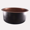 18" Davis Copper Round Bar Sink