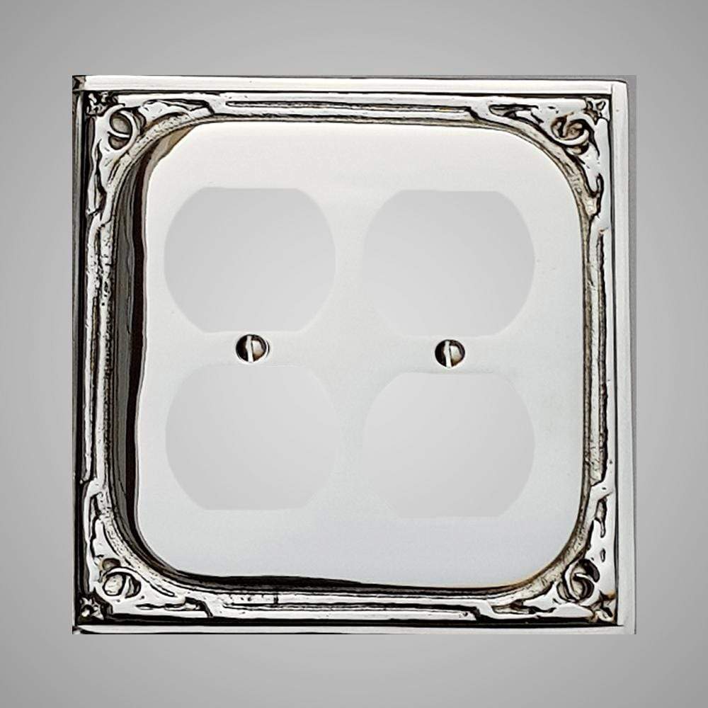 Magnus Home Products - 2 Gang Duplex Outlet Wall Switch Plate - Victorian  Design