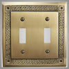 Picture of 2 Gang Toggle Light Switch Plate - Greek Design