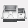 Picture of 23" Rednal Stainless Steel Offset Double-Bowl Undermount Sink