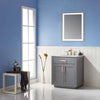 24” Bathurst Rectangle Frameless Modern LED Bathroom Vanity Mirror