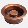 3 1/2" Copper Disposal Flange and Stopper