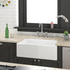 Picture of 30" Hempstead Fireclay Reversible Single-Bowl Farmhouse Sink with Offset Drain