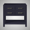 30" Maurizio Vanity Cabinet for Oval Undermount Sink - Navy Blue