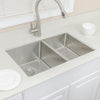 Picture of 30" Monson Stainless Steel Double-Bowl Undermount Sink