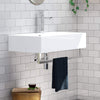30" Neola Wall-Mount Vitreous China Sink with Steel Towel Bar
