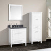 Picture of 31" Chelan Vanity with Gray Quartz Top and Rectangular Undermount Sink - White