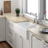 31" Elmhurst Fireclay Double-Bowl Farmhouse Sink