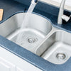 Picture of 32" Eustis Stainless Steel 70/30 Offset Double-Bowl Undermount Sink