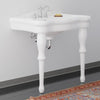 33" Anstead Vitreous China Console Sink