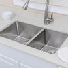 Picture of 33" Dannemora Stainless Steel Double-Bowl Undermount Sink