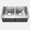 Picture of 37" Fradley Stainless Steel Double-Bowl Undermount Sink