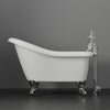 44" Hamilton Acrylic Slipper Clawfoot Tub