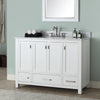 Picture of 48" Noxon Vanity for Rectangular Undermount Sink - White