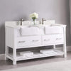 60" Laval Vanity for White Farmhouse Sink